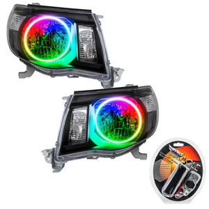 2005-2011 Toyota Tacoma Halo Headlights — ORACLE Lighting Pre-Assembled, Black