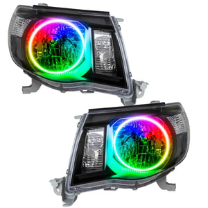 2005-2011 Toyota Tacoma Halo Headlights — ORACLE Lighting Pre-Assembled, Black