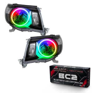 2005-2011 Toyota Tacoma Halo Headlights — ORACLE Lighting Pre-Assembled, Black