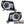 ORACLE Lighting 2005-2011 Toyota Tacoma Pre-Assembled Halo Headlights-Black