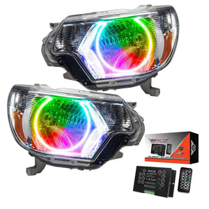2012-2015 Toyota Tacoma Halo Headlights — ORACLE Lighting Pre-Assembled, Chrome