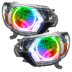 2012-2015 Toyota Tacoma Halo Headlights — ORACLE Lighting Pre-Assembled, Chrome