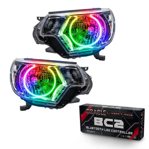 2012-2015 Toyota Tacoma Halo Headlights — ORACLE Lighting Pre-Assembled, Chrome