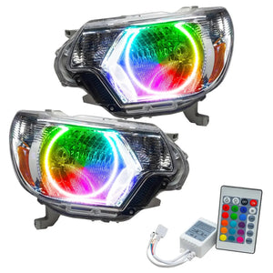 2012-2015 Toyota Tacoma Halo Headlights — ORACLE Lighting Pre-Assembled, Chrome