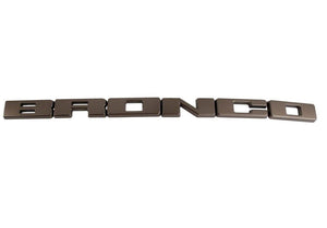 2021+ Ford Bronco Grille Lettering Overlay Kit, Bronze — Ford Racing (M-1447-BLBR)
