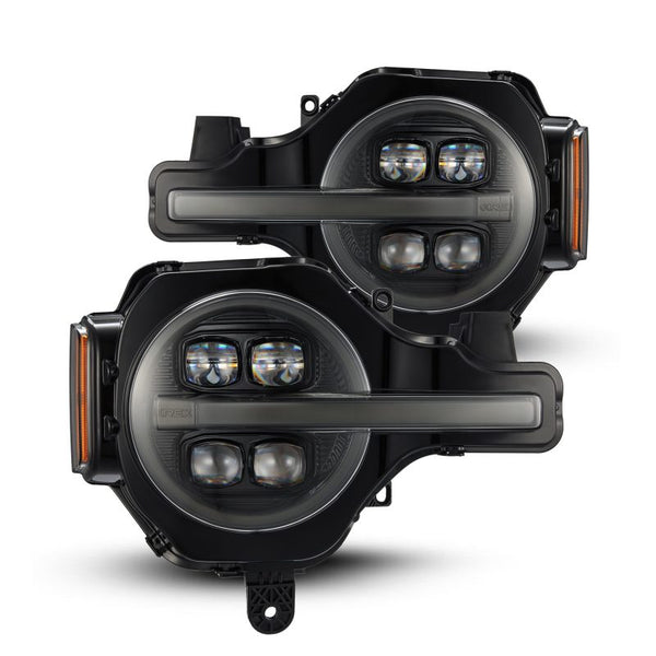 AlphaRex 21-23 Ford Bronco NOVA LED Proj Headlights Alpha-Black w/Activ Light/Seq Signal/DRL 880259 *Discontinued