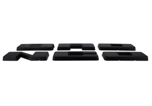 2021+ Ford Bronco Grille Lettering Overlay Kit, Black — Ford Racing (M-1447-BLMB)
