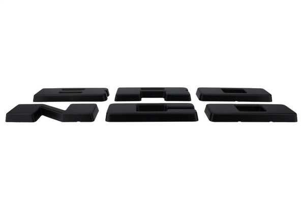Ford Racing 2021+ Bronco Grille Lettering Overlay Kit - Black M-1447-BLMB
