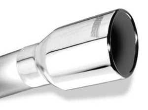 2021-2022 Ford Bronco 2.7L V6 4WD Axle-Back Exhaust — Borla ATAK, Bright Chrome Tips (11978)
