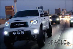 2007-2013 Toyota Tundra Halo Headlights — ORACLE Lighting Pre-Assembled, Chrome Housing