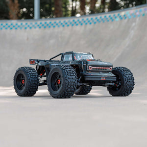 Arrma Outcast 8S BLX EXB 1/5 Scale 4X4 Brushless Stunt Truck RTR, Black — ARA5810V2T1