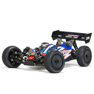 Arrma Typhon 6S TLR Tuned 1/8 Scale 4WD BLX Buggy RTR, Red/Blue — ARA8406