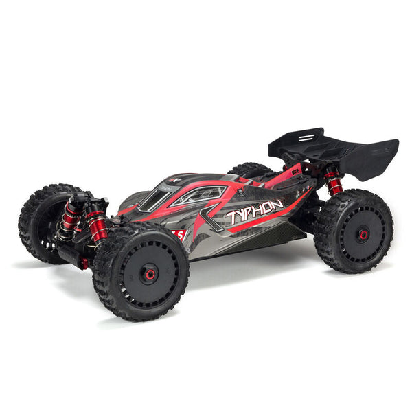 ARRMA 1/8 Typhon 6S V5 4WD BLX Buggy with Spektrum Firma RTR, Black (ARA8606V5)