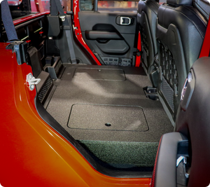2020+ Jeep Gladiator JT Rear Seat Delete 100% — Backseat Delete Overlander