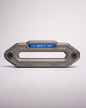 Billet Aluminum Hawse Winch Fairlead — 10" Bolt Pattern, Synthetic Rope — Utah Design Foundry