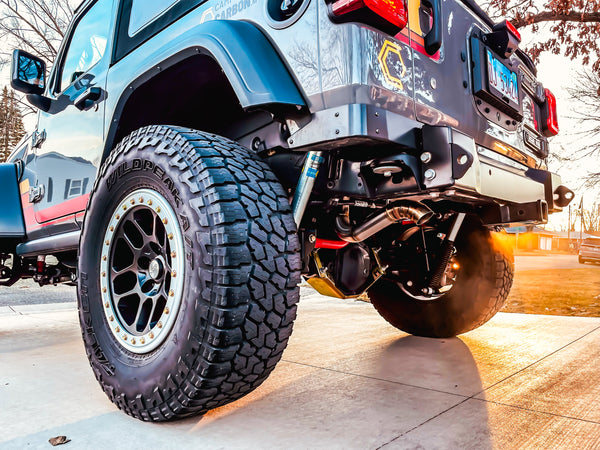 Jeep Wrangler JL 304SS Axle Back Exhaust