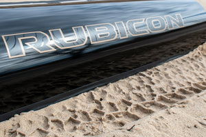 Jeep Wrangler Rubicon Factory Hood Decal Overlay Pair — Topographical — L&B Designworks