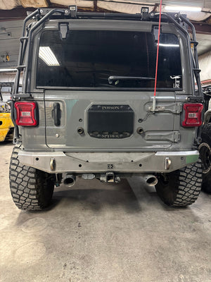 2018+ Jeep Wrangler JL Rear Bumper — GateKeeper Gauntlet Series