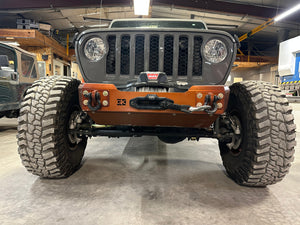 2018+ Jeep Wrangler JL & Gladiator JT Front Bumper with Winch Plate — GateKeeper Gauntlet