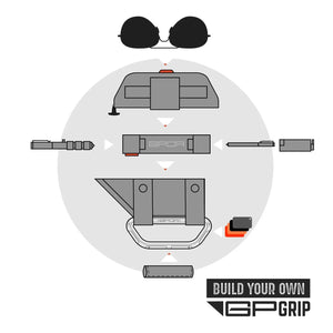 2007-2023 Jeep Wrangler Foldable Grab Handles, Color — GPCA GP-Grip PRO