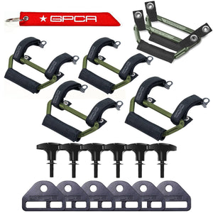 2024+ Jeep Wrangler Airbag-Safe Grab Handles — GPCA GP-Grip AIR