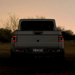 2020+ Jeep Gladiator JT Flush Mount LED Tail Lights — ORACLE Lighting V2, Low-Profile Plug-and-Play