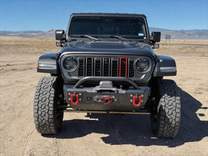 2018+ Jeep Wrangler JL & Gladiator JT Front Bumper with Bull Bar Tube — GateKeeper Gauntlet