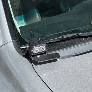 2010-2023 Lexus GX460 A-Pillar Ditch Light Hood Mount Brackets — ORACLE Lighting No-Drill Pair