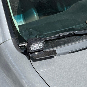 2010-2023 Lexus GX460 A-Pillar Ditch Light Brackets with VEGA Series 2 Spotlights — ORACLE Lighting 2,000 Lumen Kit