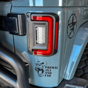 2007-2017 Jeep Wrangler JK Flush Mount LED Tail Lights — ORACLE Lighting V2, Low-Profile