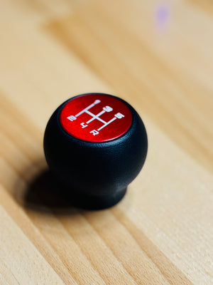 Jeep JL & JT shift knob — Stainless Dark Etch finish, installed on shifter