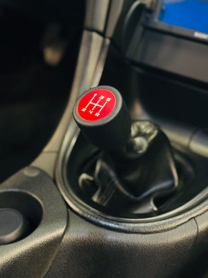 Fox Body & SN95 Mustang shift knob — top view, alternate finish