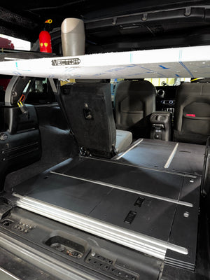 2018+ Jeep Wrangler JLU 4-Door Cargo Base Plate System — CargoKits