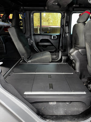 2018+ Jeep Wrangler JLU 4-Door Cargo Base Plate System — CargoKits