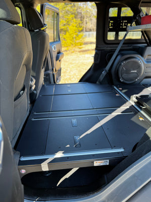 2018+ Jeep Wrangler JLU 4-Door Cargo Base Plate System — CargoKits