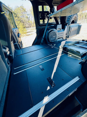 2018+ Jeep Wrangler JLU 4-Door Cargo Base Plate System — CargoKits