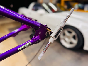 GT Backwoods Disc Brake Adapter — anodized finish detail