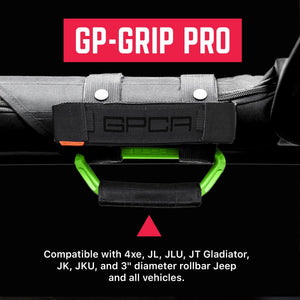 2007-2023 Jeep Wrangler Foldable Grab Handles, Color — GPCA GP-Grip PRO