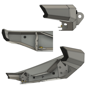 2018+ Jeep Wrangler JL Rear Bumper — GateKeeper Gauntlet Series