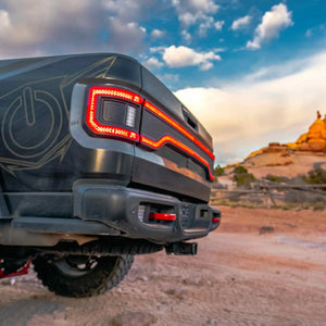 2020+ Jeep Gladiator JT Flush Mount LED Tail Lights — ORACLE Lighting V2, Low-Profile Plug-and-Play