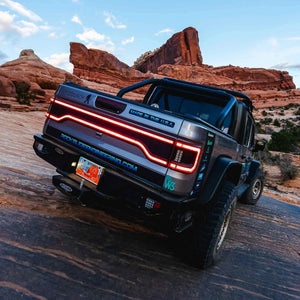 2020+ Jeep Gladiator JT Flush Mount LED Tail Lights — ORACLE Lighting V2, Low-Profile Plug-and-Play