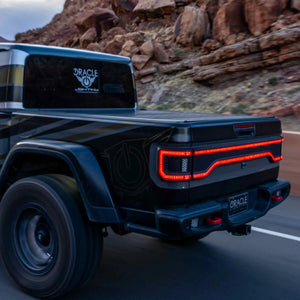 2020+ Jeep Gladiator JT Flush Mount LED Tail Lights — ORACLE Lighting V2, Low-Profile Plug-and-Play