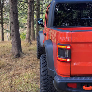 2020+ Jeep Gladiator JT Flush Mount LED Tail Lights — ORACLE Lighting V2, Low-Profile Plug-and-Play