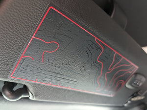 2024 Jeep Wrangler JL & Gladiator JT Warning Label Decal Set — Printed Topographical Pair — L&B Designworks