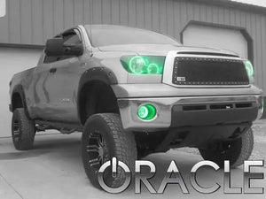 2007-2013 Toyota Tundra Halo Headlights — ORACLE Lighting Pre-Assembled, Chrome Housing
