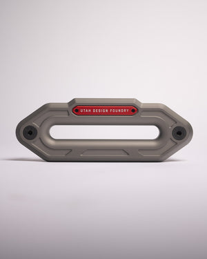 Billet Aluminum Hawse Winch Fairlead — 10" Bolt Pattern, Synthetic Rope — Utah Design Foundry