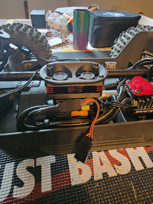 Arrma 4s V2.5 30Thirty Dual Fan Kit — side view