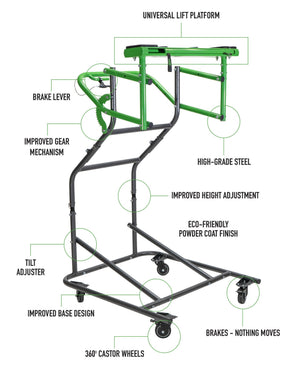 Jeep Wrangler & Ford Bronco Hardtop Removal and Storage Hoist — TopLift Pro V2.0