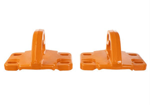 2021+ Ford Bronco Front Bumper Tow Hooks, Orange Pair — Ford Racing (M-18954-BO)