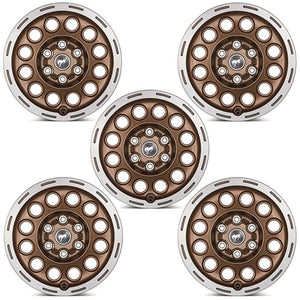 2021-2023 Ford Bronco 17x8.0 Wheel Kit, Sinister Bronze — Ford Racing (M-1007K-P1780BRN)